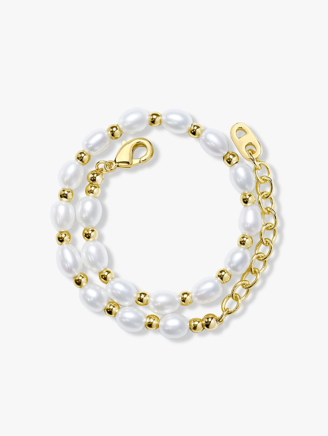 Delicate Pearl Chain Bracelet - OOTDY