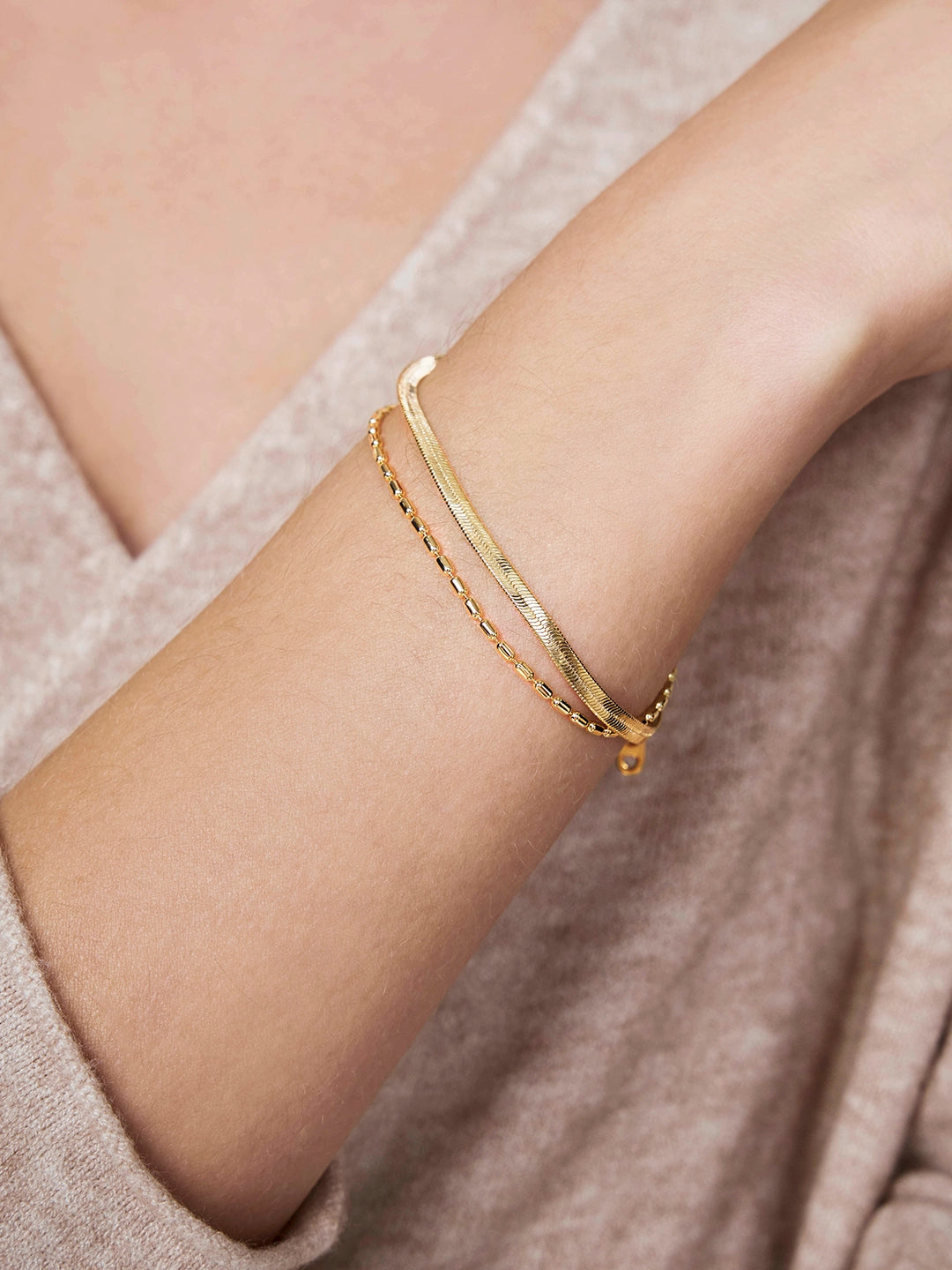Delicate Snake Layered Bracelets - OOTDY