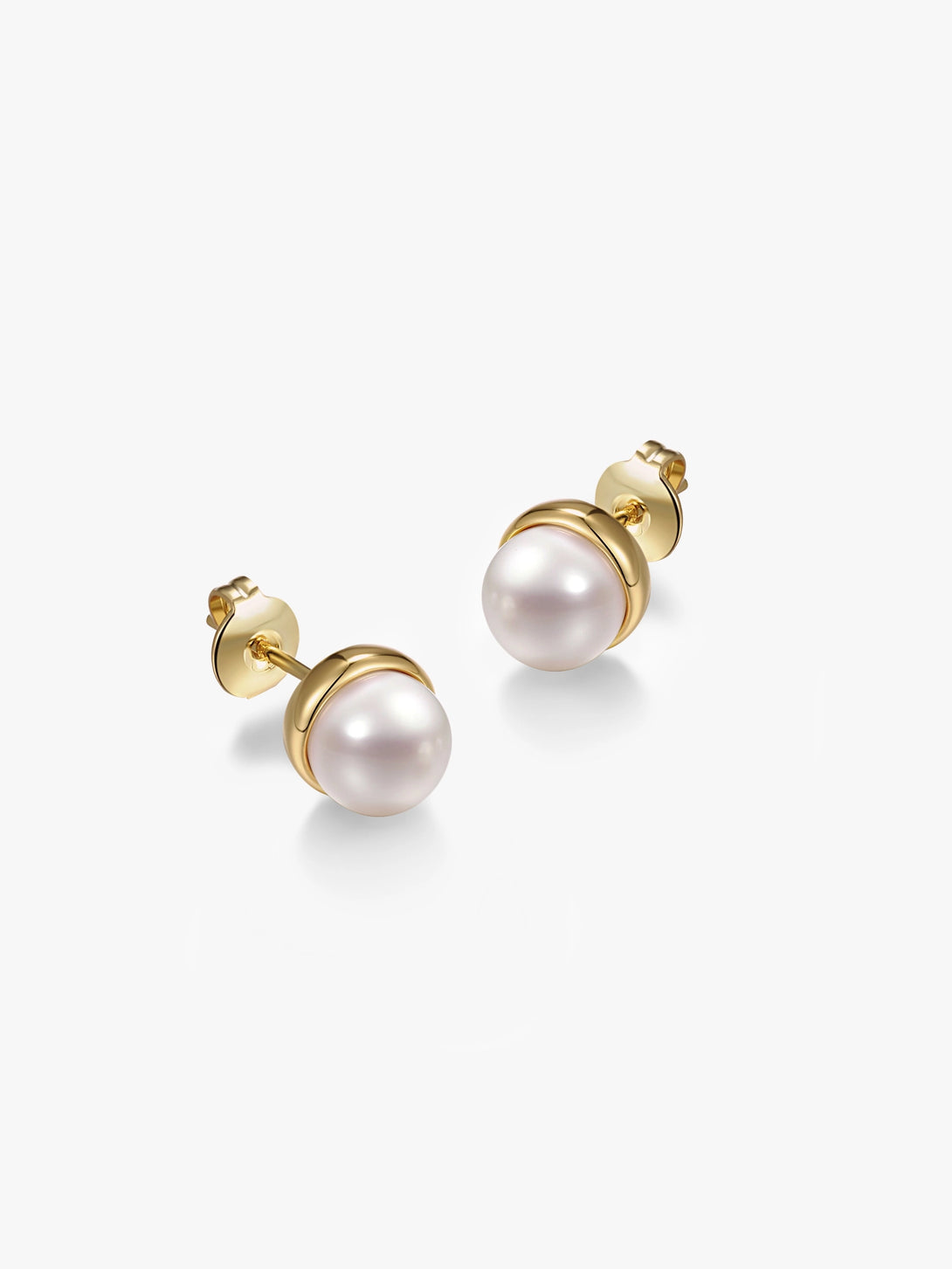 Pearl Daily Round Stud Earrings - OOTDY