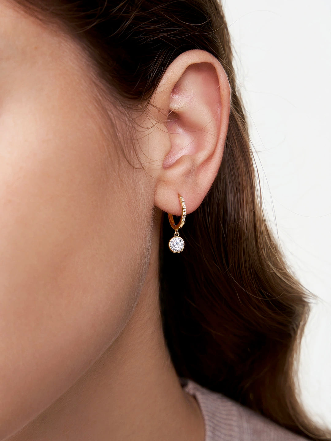 Mini Delicate Sphere Huggie Earrings - OOTDY
