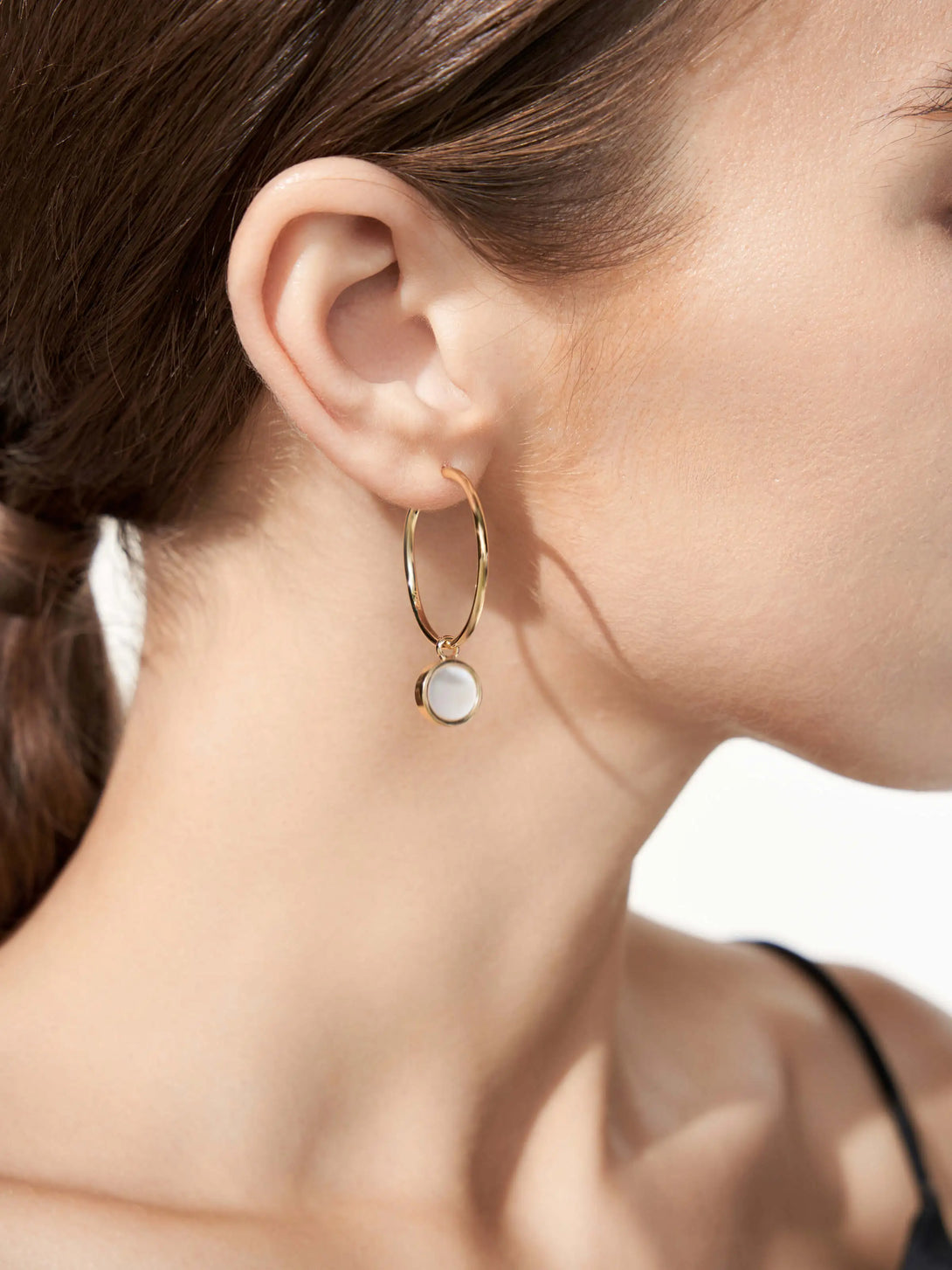 Classical Mother Of Pearl Drop Earrings - OOTDY