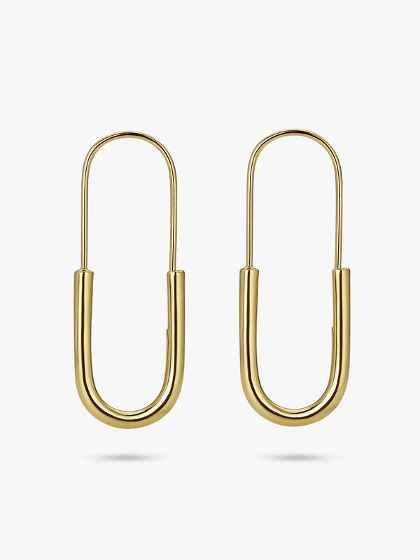 Unisex Oval Hoop Earrings - OOTDY
