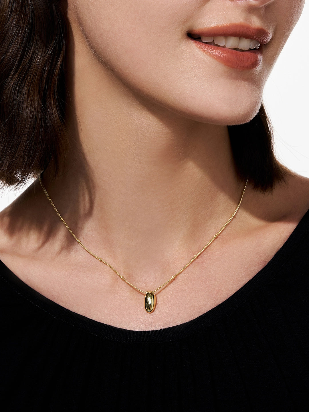 Daily Oval Pendant Necklace - OOTDY
