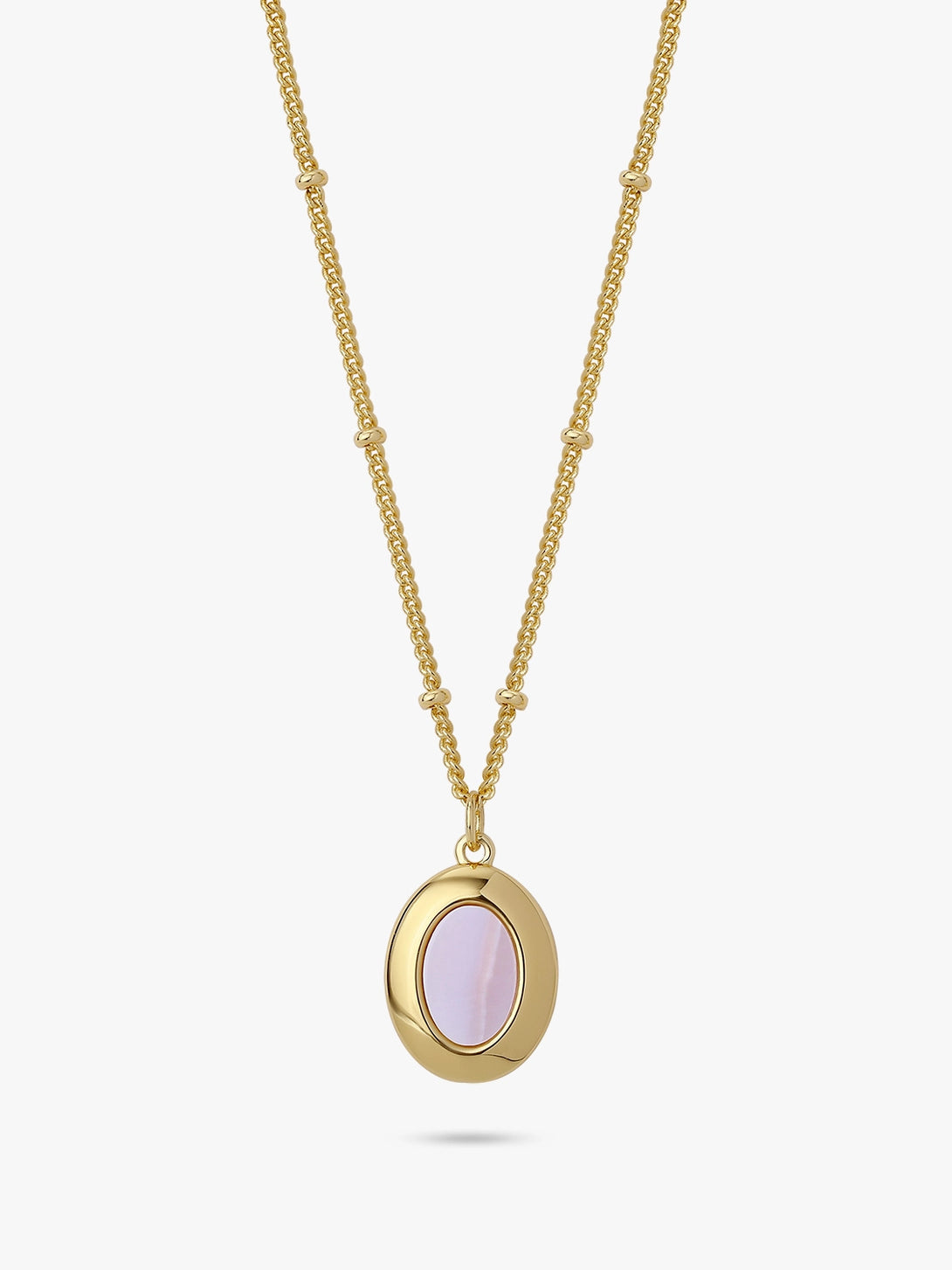 Classical Oval Pendant Necklace - OOTDY