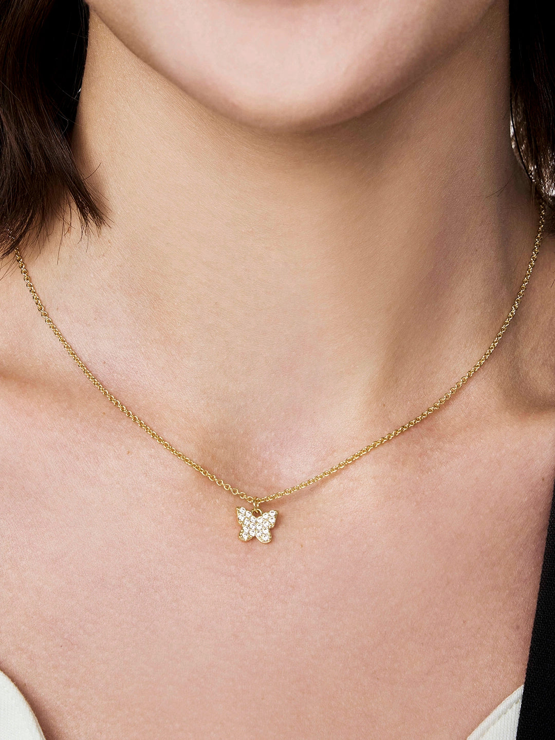 Delicate Butterfly Pendant Necklace - OOTDY