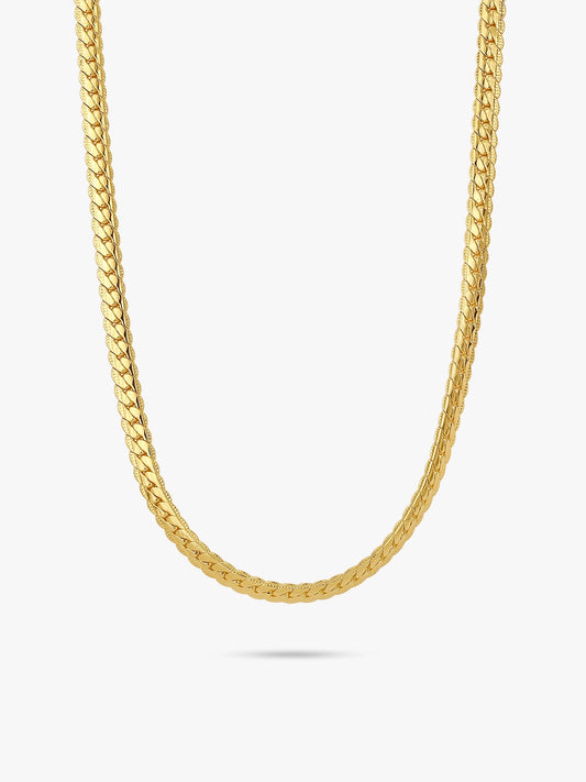 Unisex Herringbone Chain Necklace - OOTDY
