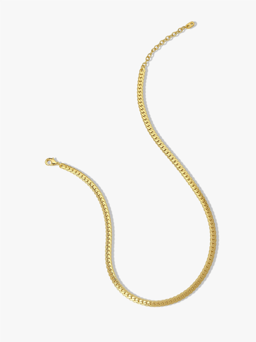 Unisex Herringbone Chain Necklace - OOTDY